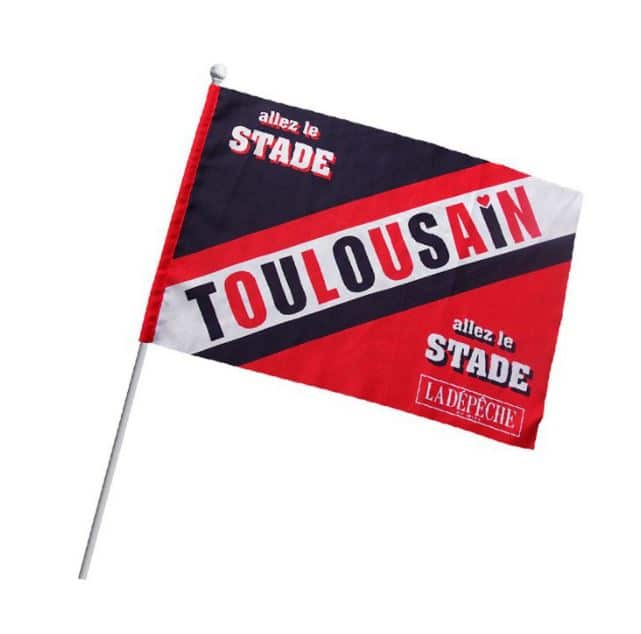 Drapeau supporter personnaliséRouge